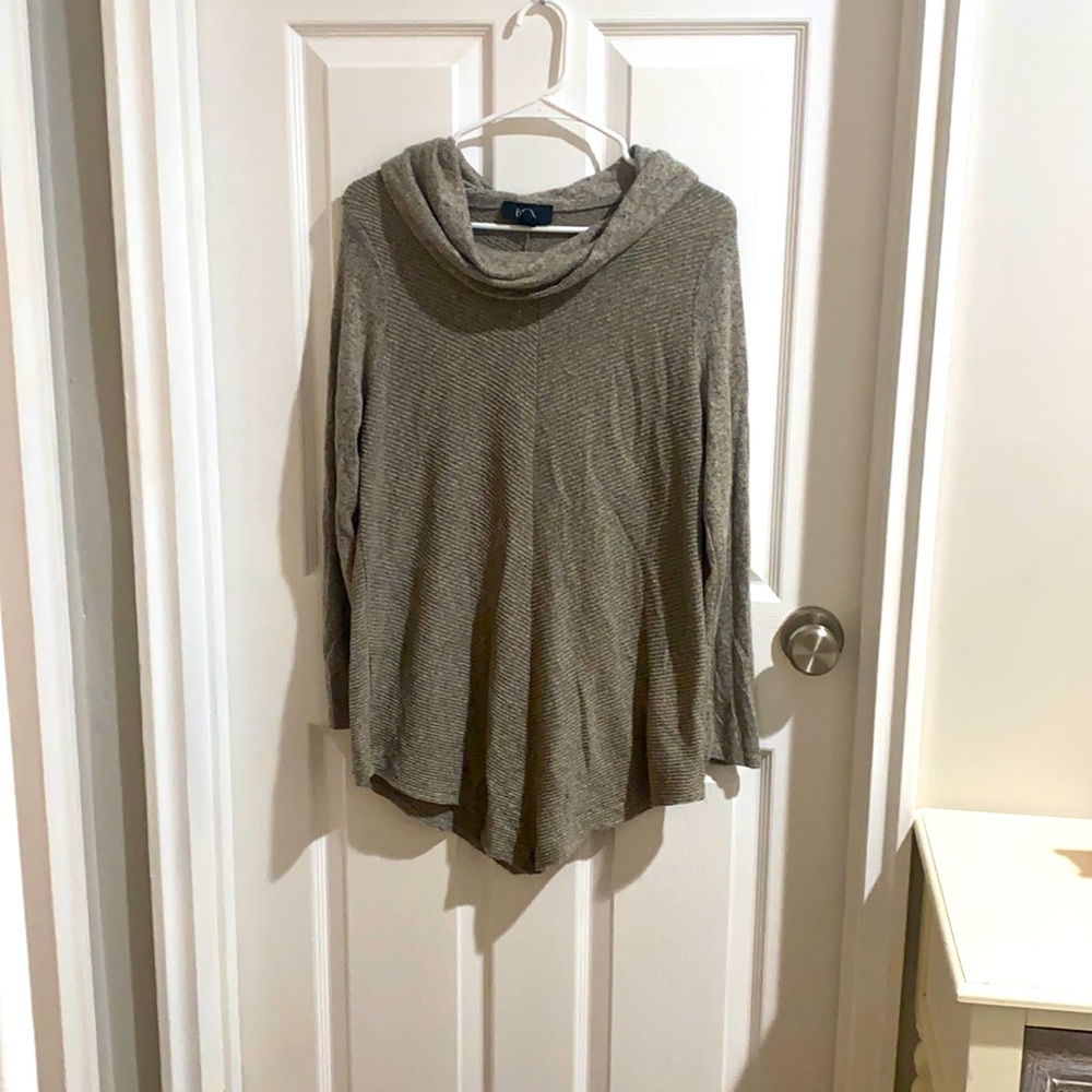 Turtleneck sweater brown tunic size large
